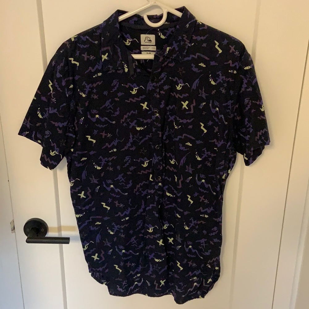 Quicksilver casual button up shirt